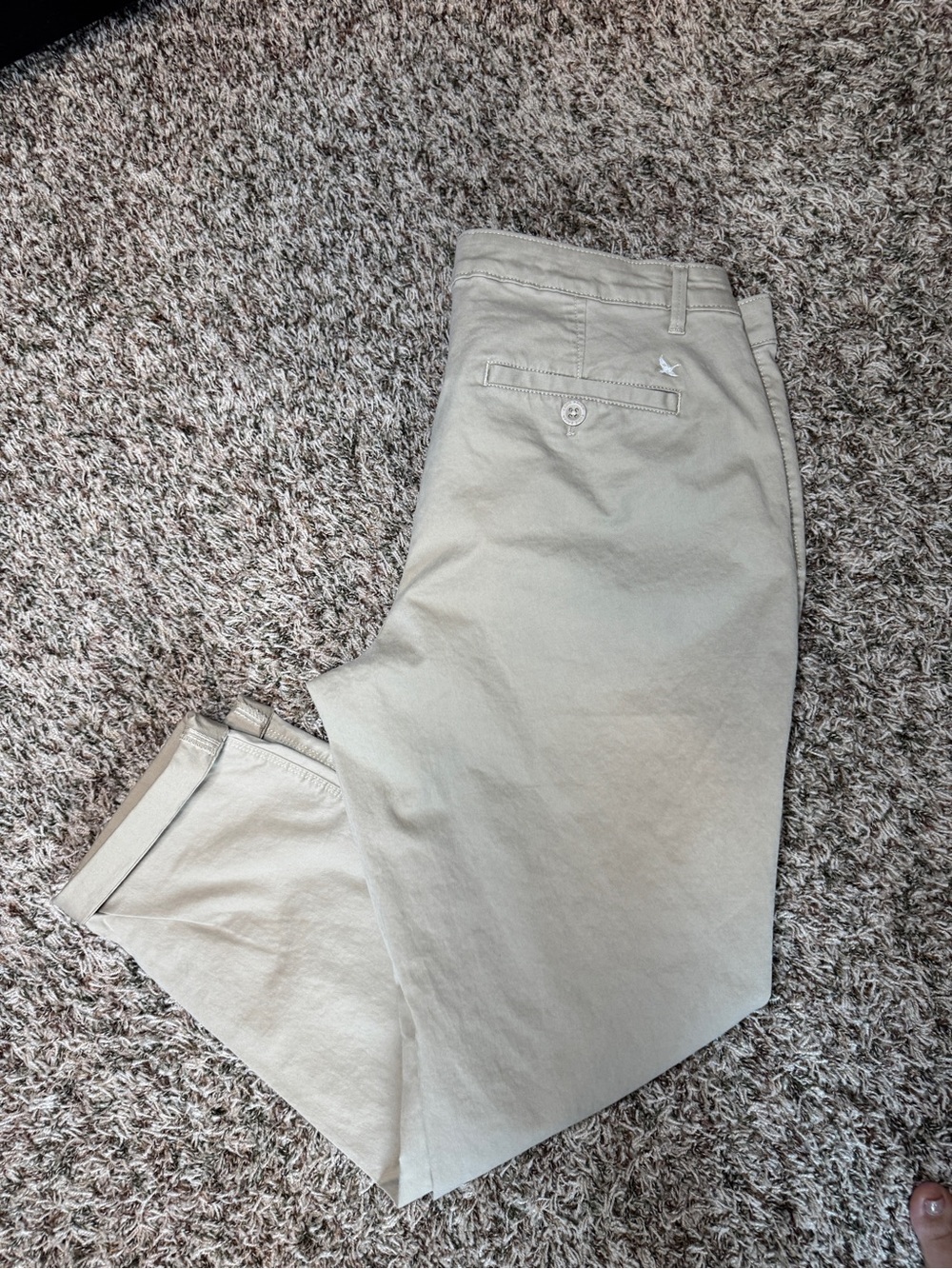 Eddie Bauer Women's Legendwash Stretch Light Tan Chino Pants